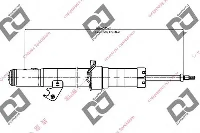 Амортизатор DJ PARTS купить