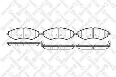 Комплект тормозных колодок, дисковый тормоз STELLOX купить