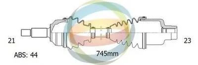 Приводной вал ODM-MULTIPARTS купить