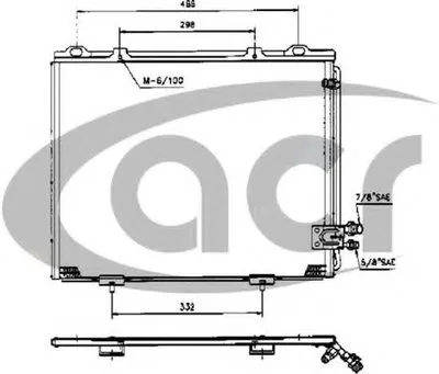 Конденсатор, кондиционер ACR купить