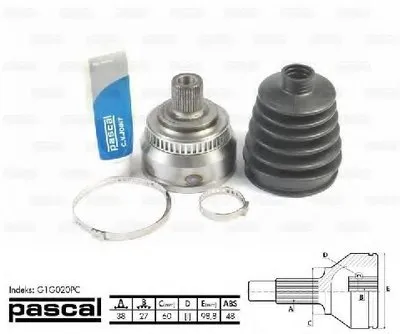 Шарнирный комплект, приводной вал PASCAL купить