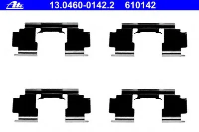 Комплектующие, колодки дискового тормоза ATE купить