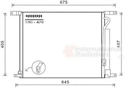 Конденсатор, кондиционер VAN WEZEL купить