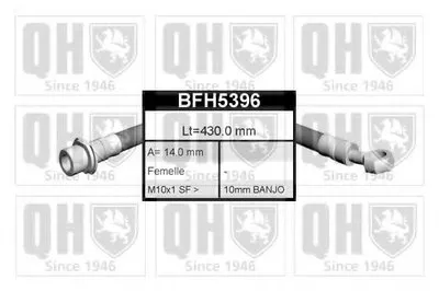 Тормозной шланг QUINTON HAZELL купить