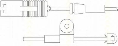 Сигнализатор, износ тормозных колодок TRISCAN купить