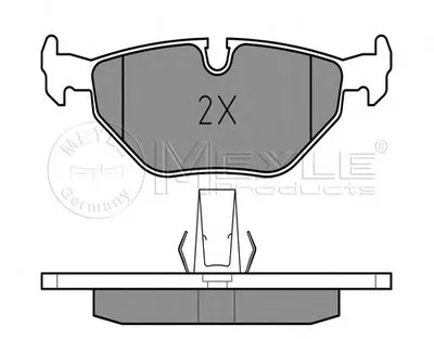 Комплект тормозных колодок, дисковый тормоз PLATINUM PAD MEYLE купить