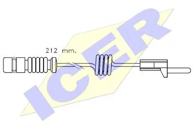 Сигнализатор, износ тормозных колодок ICER купить