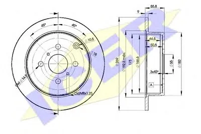 Тормозной диск ICER купить