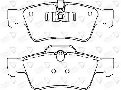 Комплект тормозных колодок, дисковый тормоз ANL Braking COMLINE купить