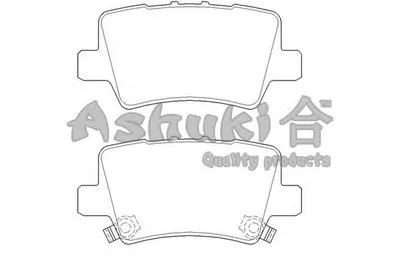 Комплект тормозных колодок, дисковый тормоз ASHUKI купить