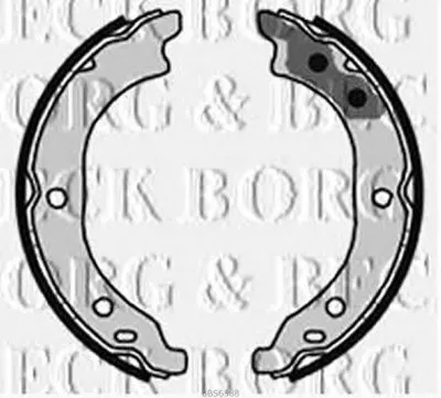 Комплект тормозных колодок BORG & BECK купить