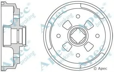 Тормозной барабан APEC braking купить