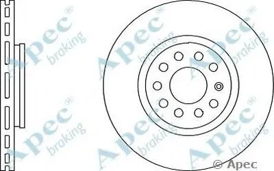 Тормозной диск APEC braking купить