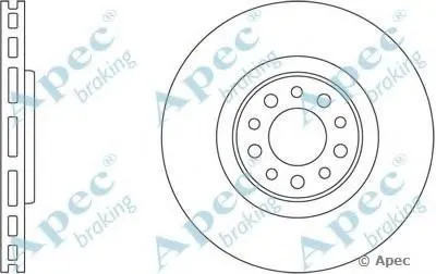 Тормозной диск APEC braking купить