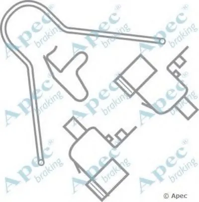 Комплектующие, тормозные колодки APEC braking купить