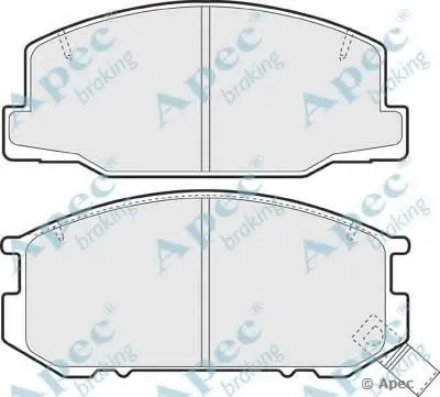 Комплект тормозных колодок, дисковый тормоз APEC braking купить