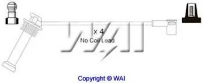 Комплект проводов зажигания WAIglobal купить