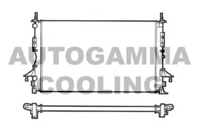 Радиатор, охлаждение двигателя AUTOGAMMA купить