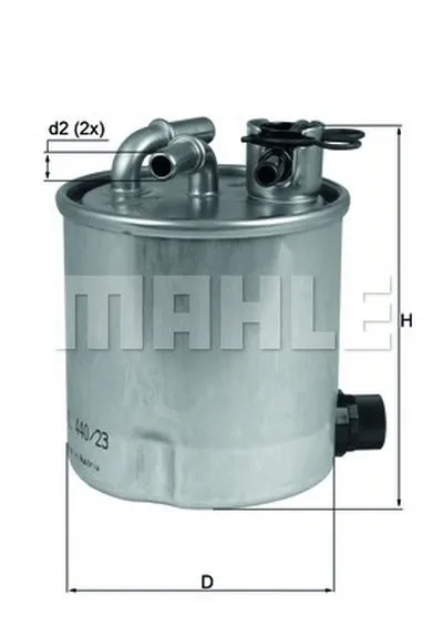 Топливный фильтр MAHLE ORIGINAL купить