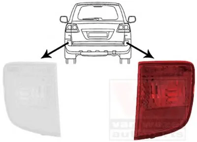 Задняя противотуманная фара VAN WEZEL купить