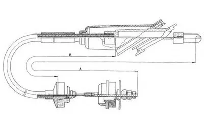 Тросик сцепления TEXTAR купить
