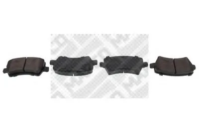 Комплект тормозных колодок, дисковый тормоз MAPCO купить