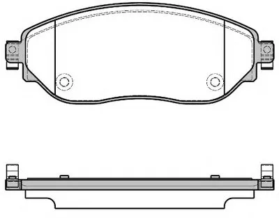 Комплект тормозных колодок, дисковый тормоз REMSA купить