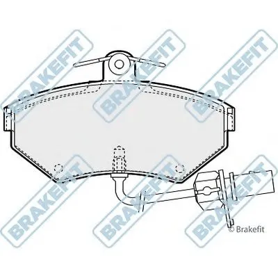 Комплект тормозных колодок, дисковый тормоз Brake Fit APEC braking купить