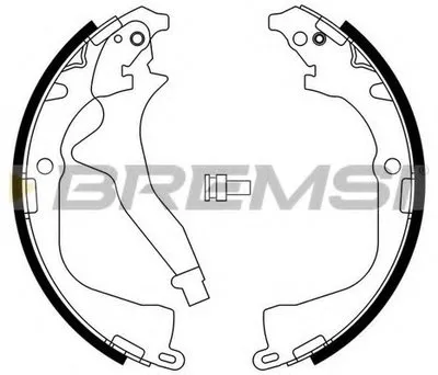 Комплект тормозных колодок BREMSI купить