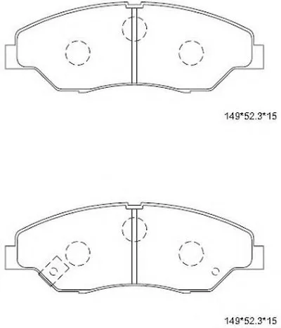 Комплект тормозных колодок, дисковый тормоз ASIMCO купить