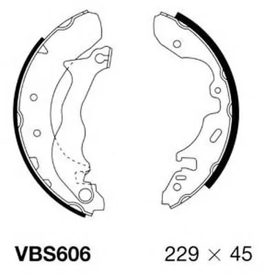 Комплект тормозных колодок MOTAQUIP купить