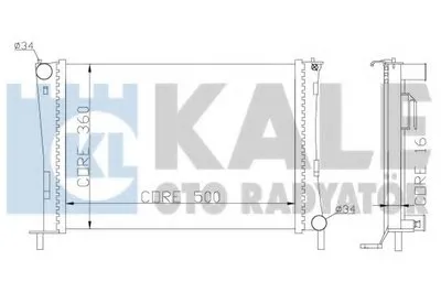 Радиатор, охлаждение двигателя KALE OTO RADYATÖR купить