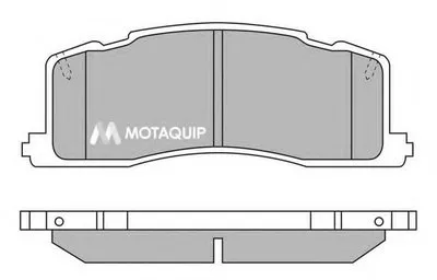 Комплект тормозных колодок, дисковый тормоз MOTAQUIP купить