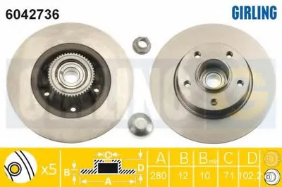 Тормозной диск GIRLING купить