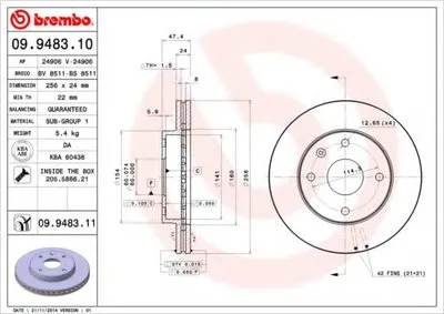 Тормозной диск COATED DISC LINE BREMBO купить