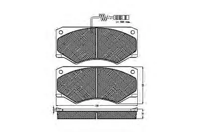 Комплект тормозных колодок, дисковый тормоз SPIDAN купить