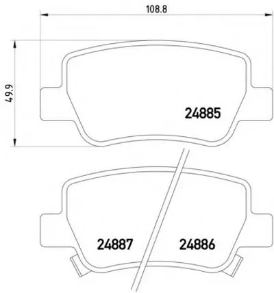 Комплект тормозных колодок, дисковый тормоз HELLA купить