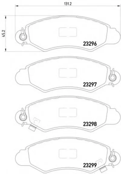 Комплект тормозных колодок, дисковый тормоз HELLA купить
