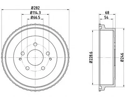 Тормозной барабан HELLA купить