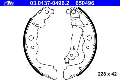 Комплект тормозных колодок ATE купить
