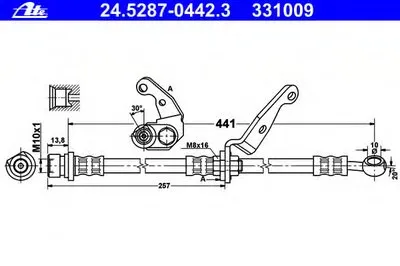 Тормозной шланг ATE купить