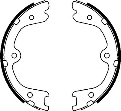 Комплект тормозных колодок, стояночная тормозная система MINTEX купить