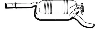 Глушитель выхлопных газов конечный WALKER купить