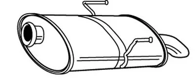 Глушитель выхлопных газов конечный WALKER купить