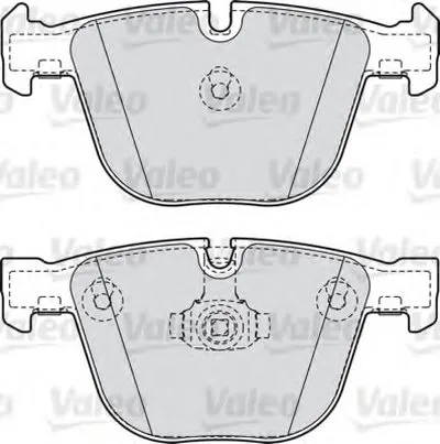 Комплект тормозных колодок, дисковый тормоз VALEO купить