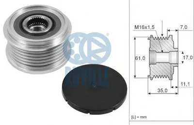 Механизм свободного хода генератора RUVILLE купить