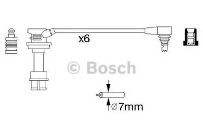 Комплект проводов зажигания BOSCH купить