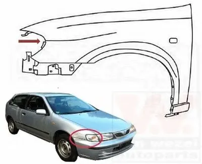 Крыло VAN WEZEL купить