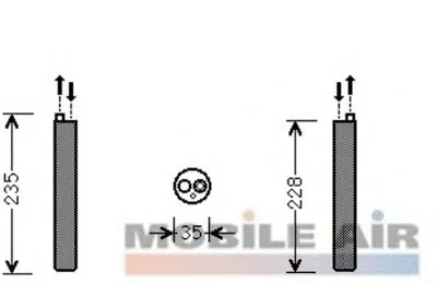 Осушитель, кондиционер VAN WEZEL купить