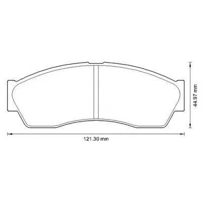 Комплект тормозных колодок, дисковый тормоз JURID купить